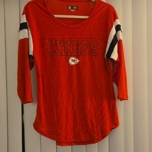 NFL Chiefs Red Long Sleeve Tee